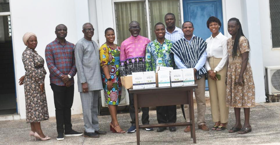 PROFESSOR DOUGLAS BOATENG DONATES BOOKS TO GIMPA LIBRARY AND CHARTERED INSTITUTE OF SUPPLY CHAIN MANAGEMENT (CISCM).